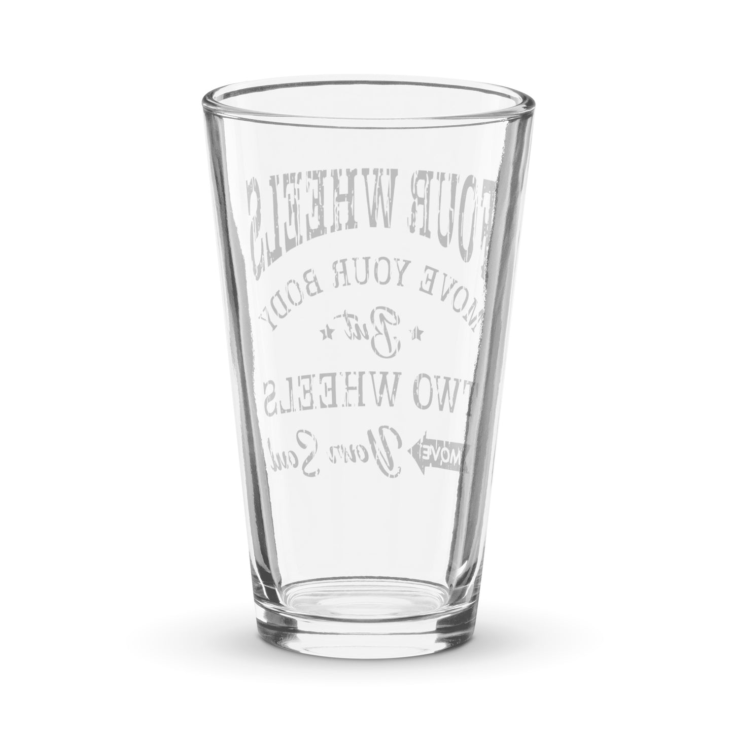 Four Wheels Move Your Body Pint