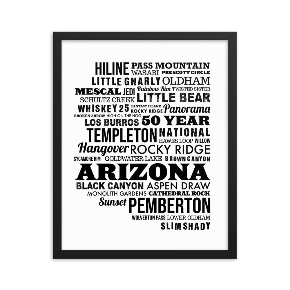 FRAMED. Happy Trails