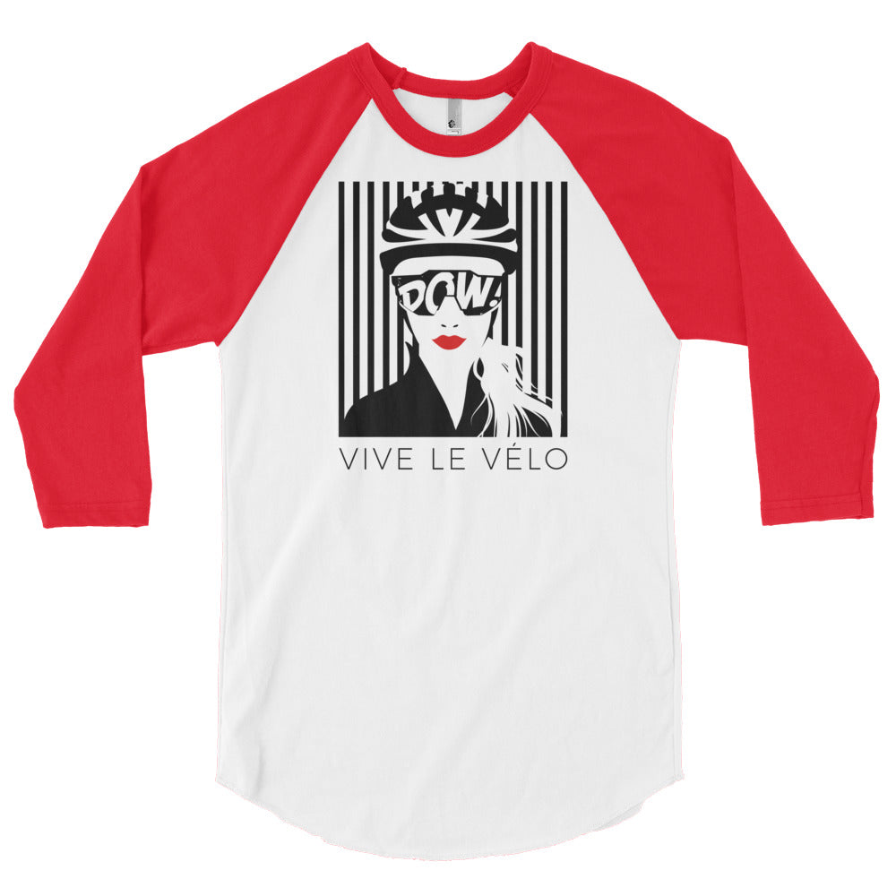 Vive Le Velo 3/4 sleeve (la France)