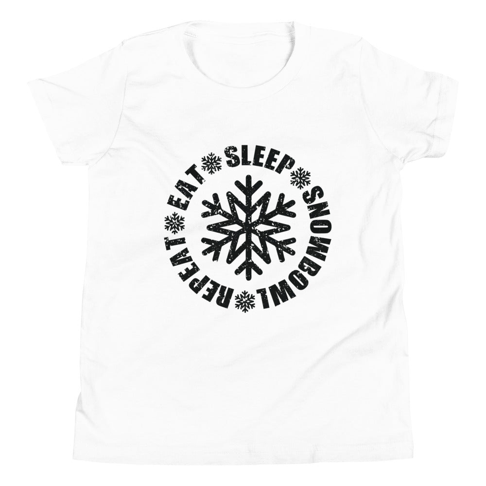 Eat Sleep Snowbowl Repeat Kids