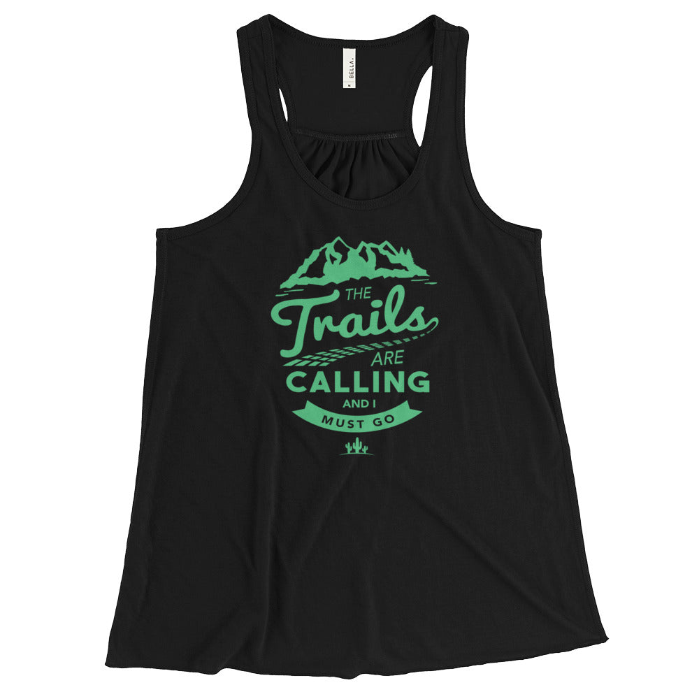 Trails Are Calling Women's Flowy Racerback Tank