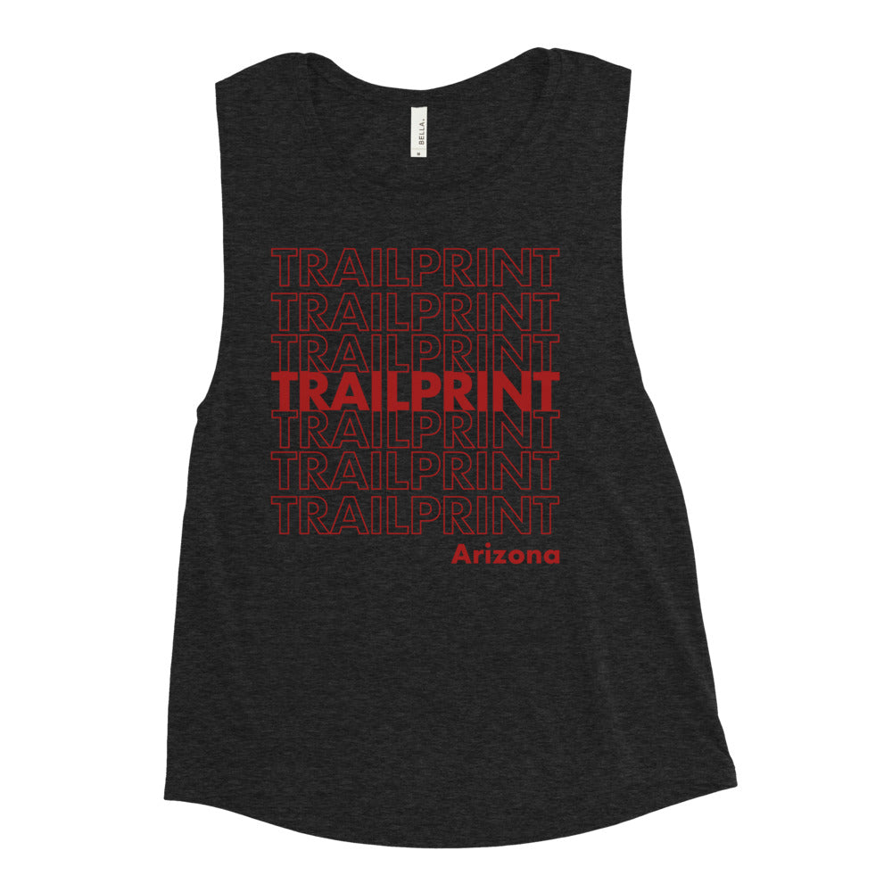 Trail Print Muscle Tank