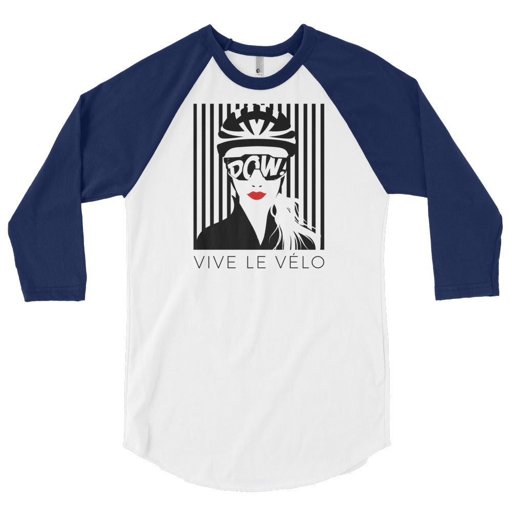 Vive Le Velo 3/4 sleeve (la France)