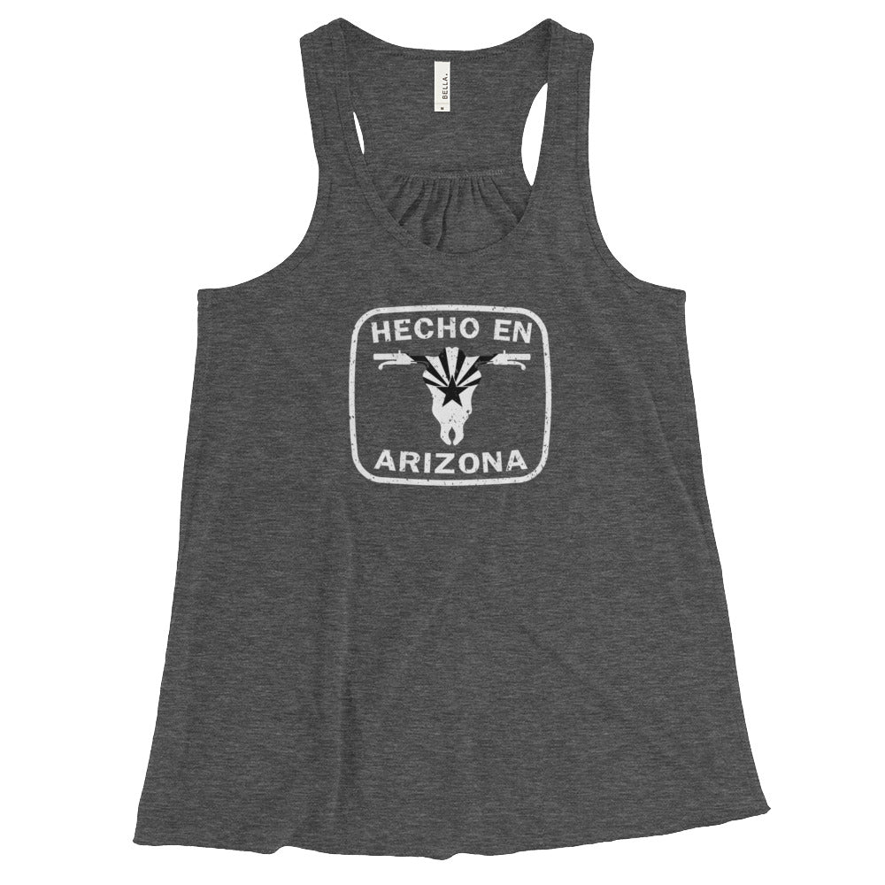 Hecho en Arizona Women's Flowy Racerback Tank