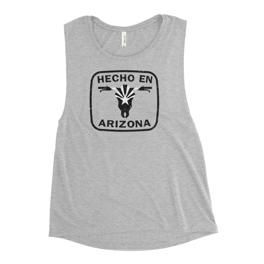 Hecho en Arizona Ladies’ Muscle Tank