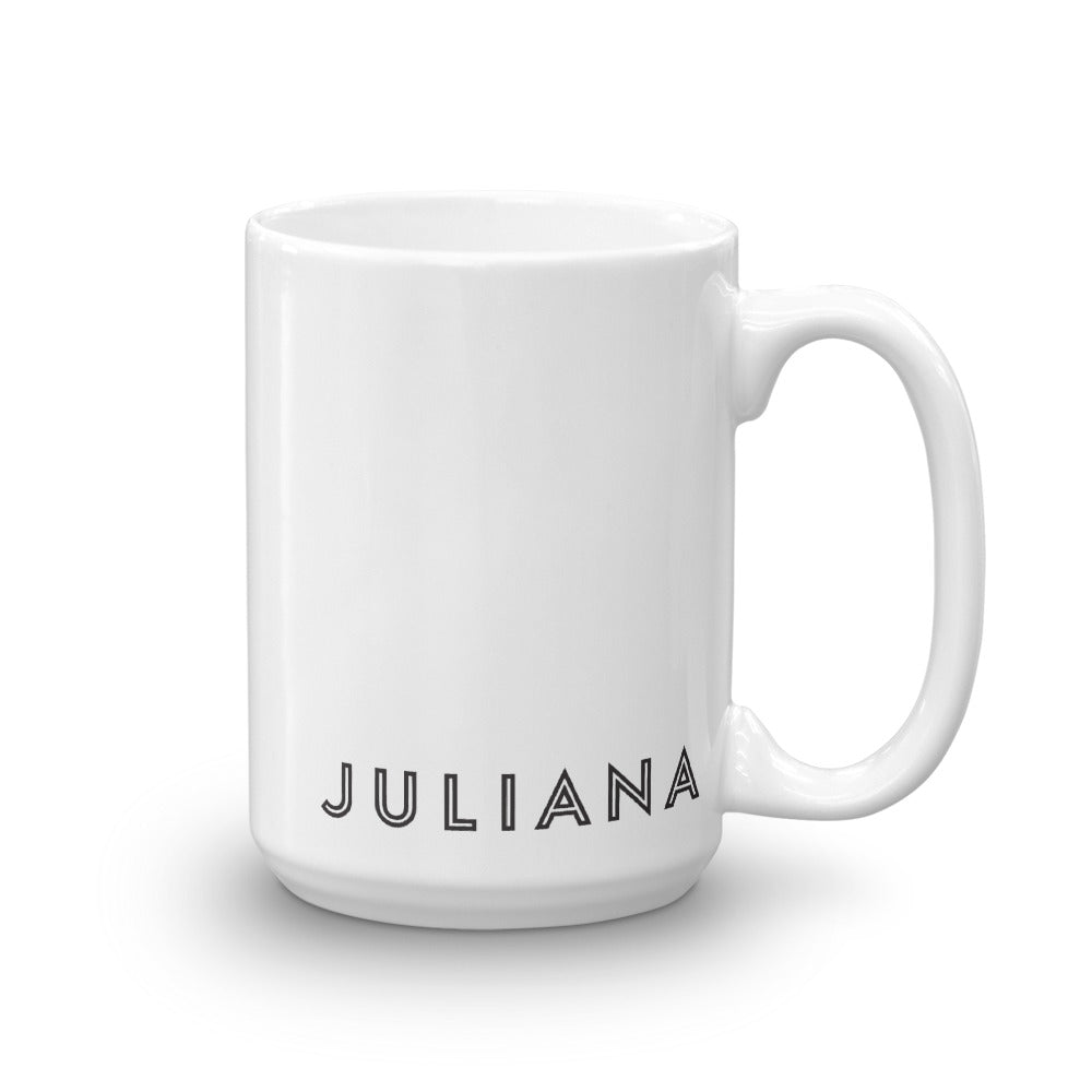 Bows Out Eyes Up Heels Down Mug