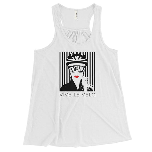 Vive Le Velo (la France) Women's Flowy Racerback Tank