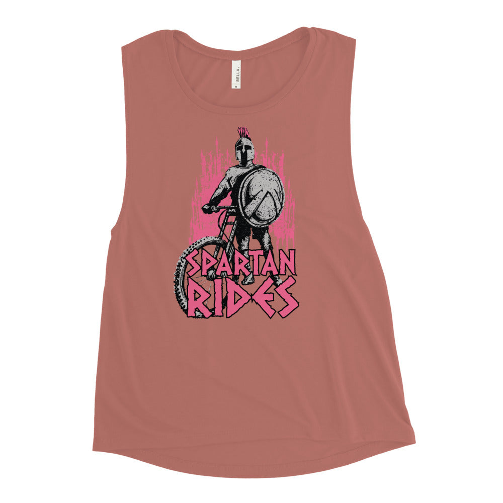 Spartan Rides Muscle Tank (Pink)