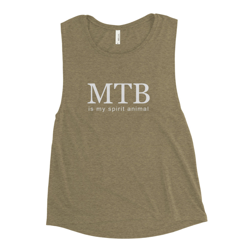 MTB IS MY SPIRIT ANIMAL Muscle Tank