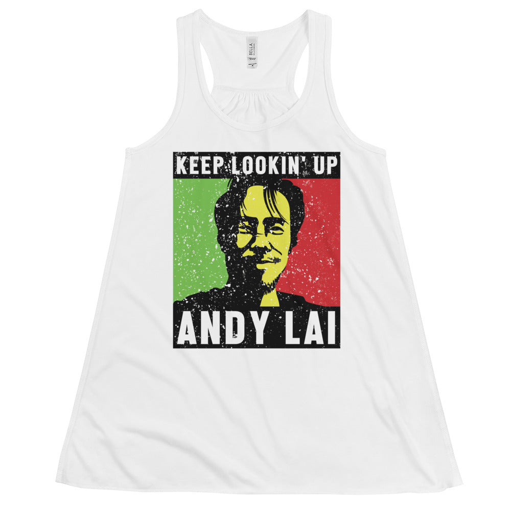 Keep Lookin' Up Flowy Racerback Tank