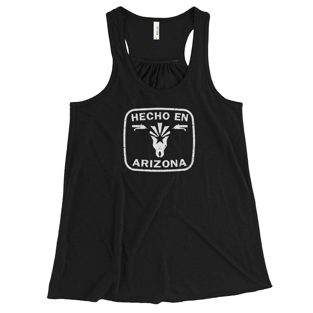 Hecho en Arizona Women's Flowy Racerback Tank
