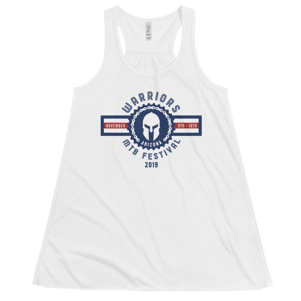 Warriors MTB Festival 2019 Flowy Racerback Tank (Spartan)
