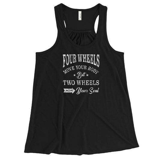Four Wheels Women's Flowy Racerback Tank