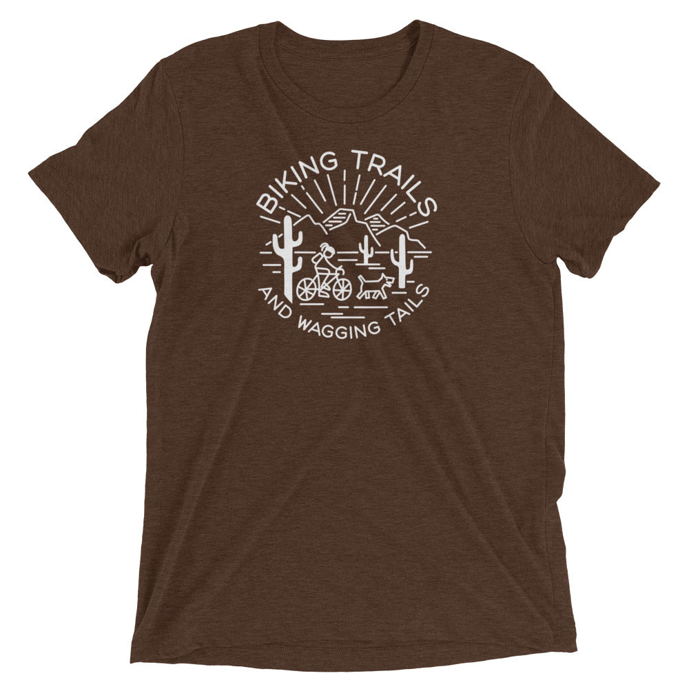 Biking Trails and Wagging Tails (White)