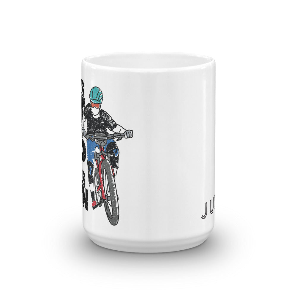Bows Out Eyes Up Heels Down Mug