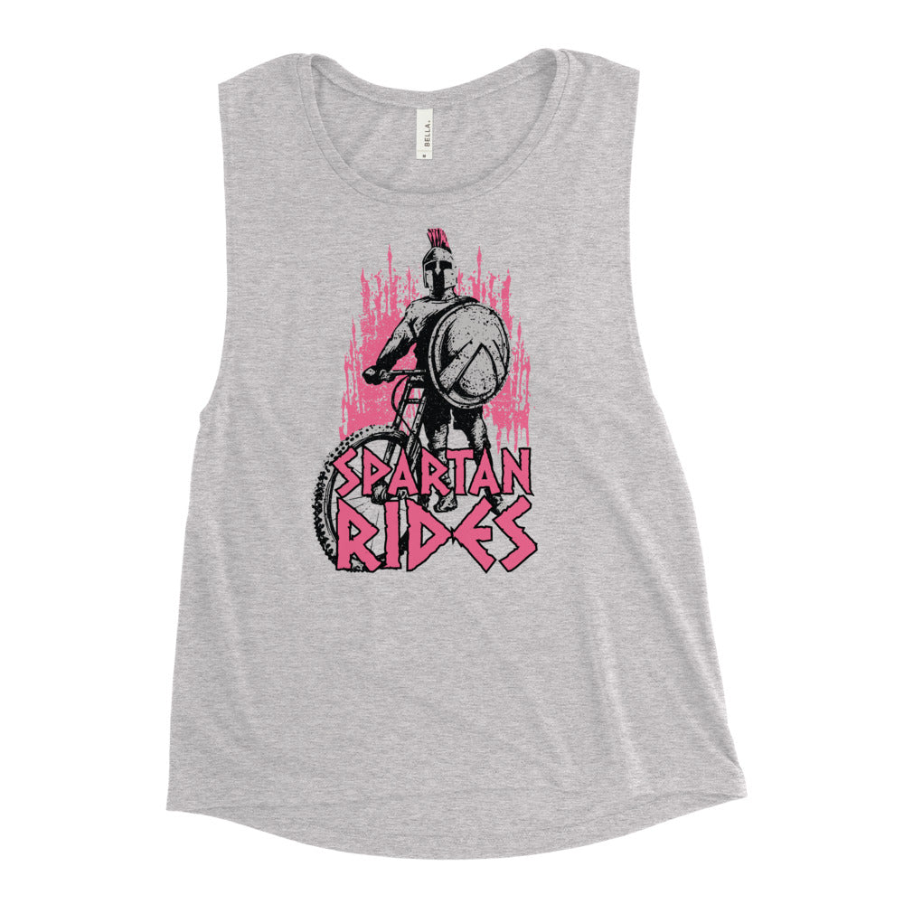 Spartan Rides Muscle Tank (Pink)