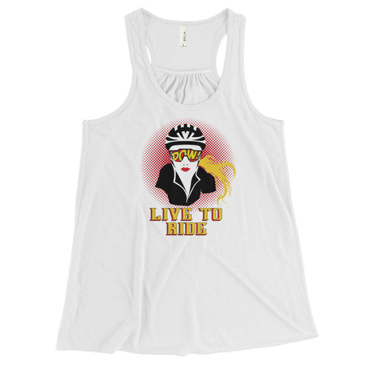 Live To Ride Women's Flowy Racerback Tank