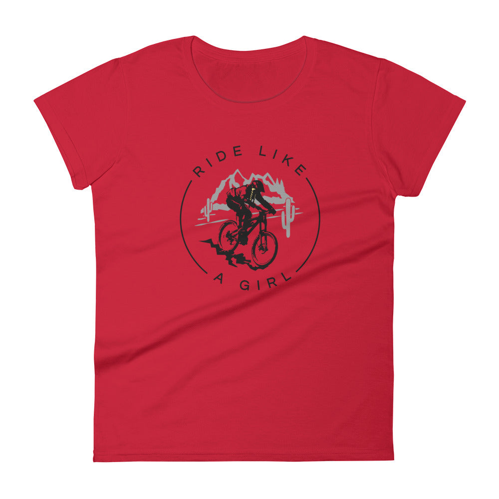 Ride like a Girl Women's short sleeve t-shirt