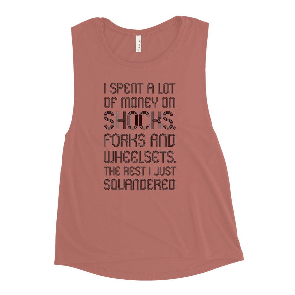 George MTBest Ladies’ Muscle Tank (Black Font)