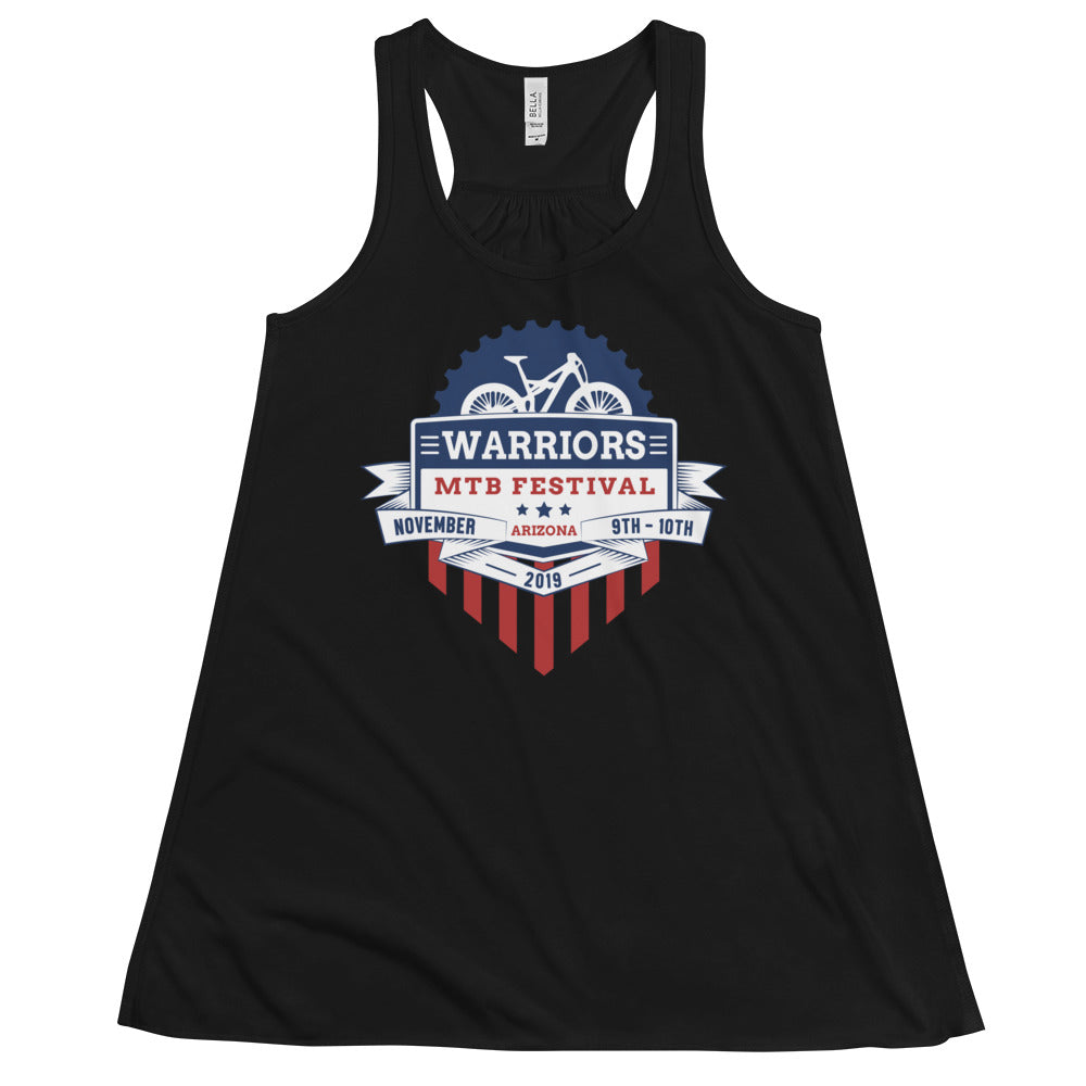 Warriors MTB Festival 2019 Flowy Racerback Tank