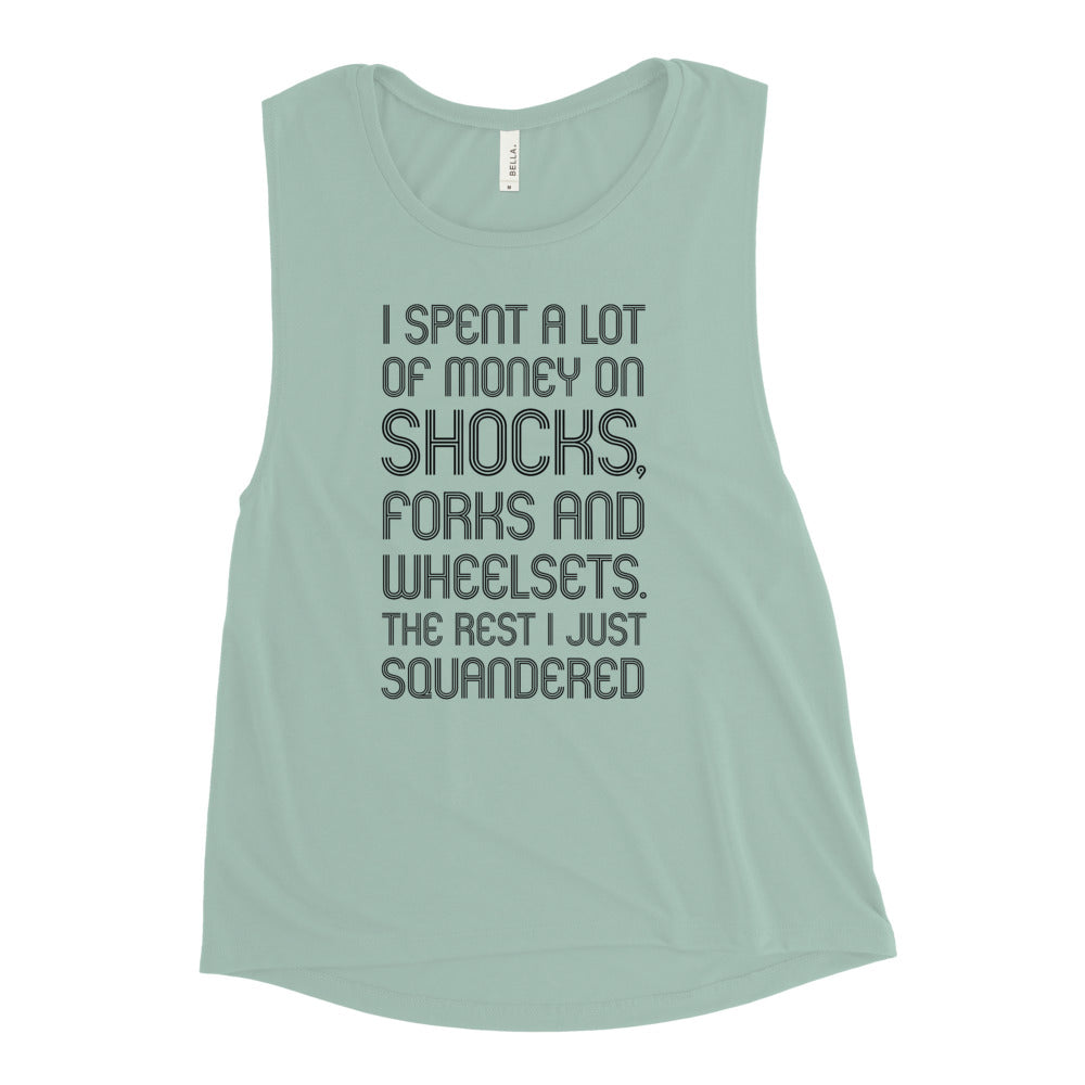 George MTBest Ladies’ Muscle Tank (Black Font)