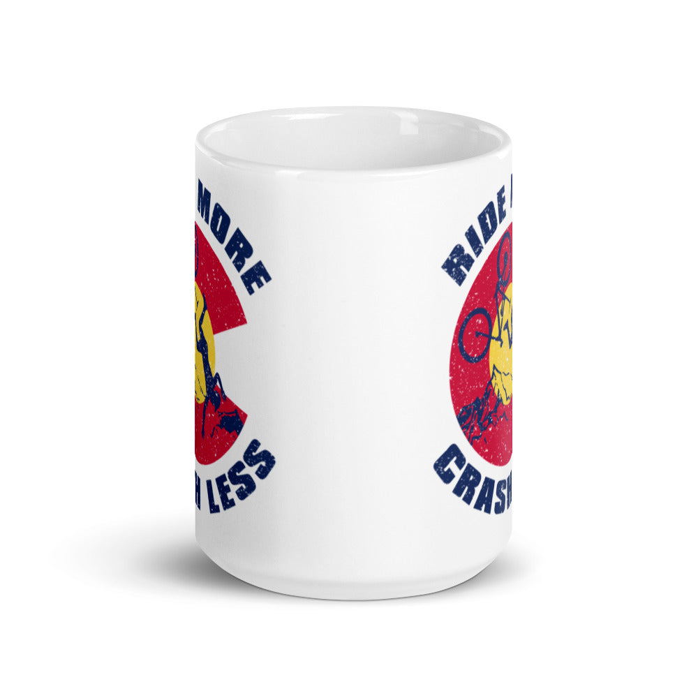 Ride More Crash Less Mug