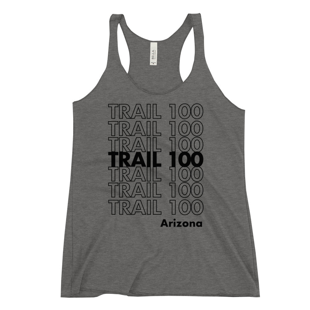 Trail 100 Racerback Tank (BLK)