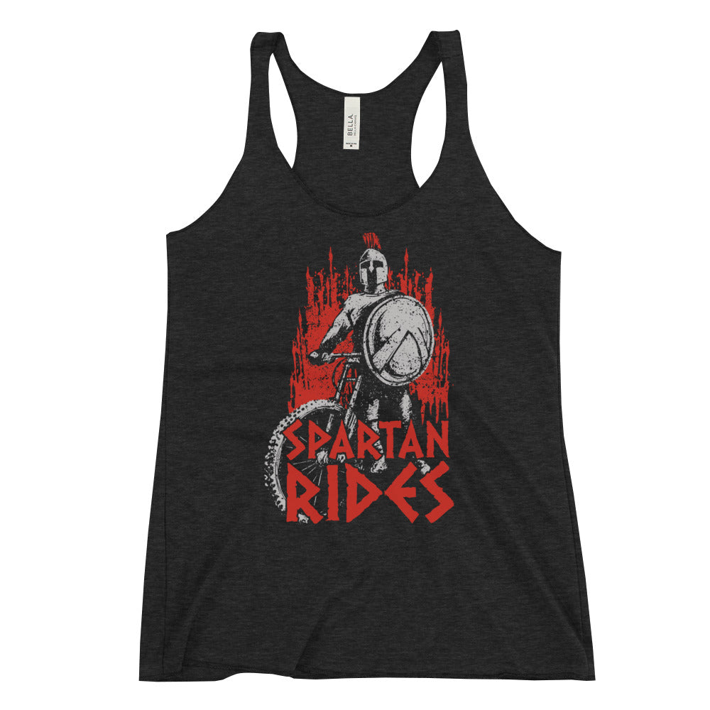 Spartan Rides Racerback Tank