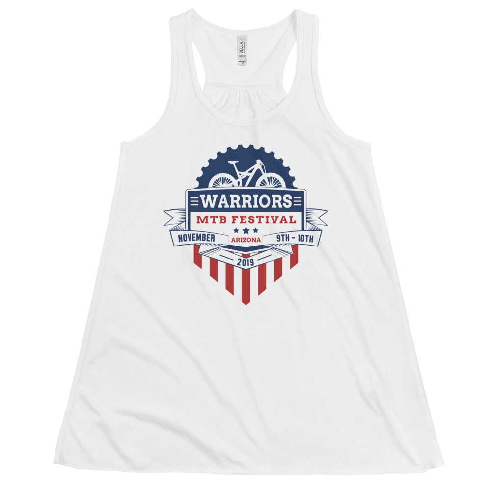 Warriors MTB Festival 2019 Flowy Racerback Tank