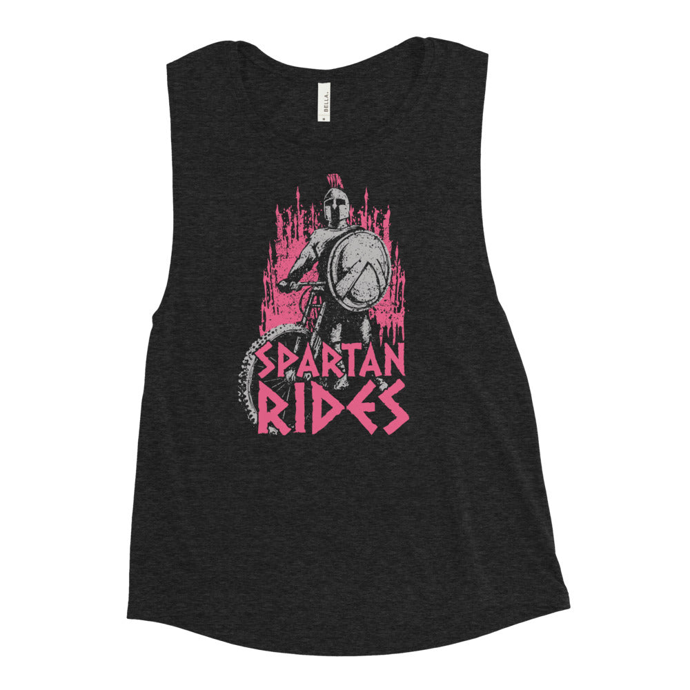 Spartan Rides Muscle Tank (Pink Black)