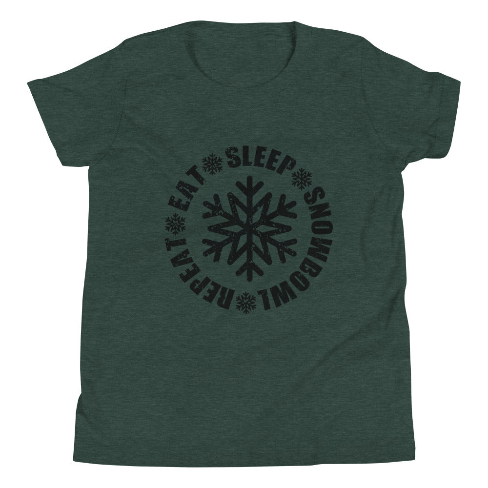Eat Sleep Snowbowl Repeat Kids