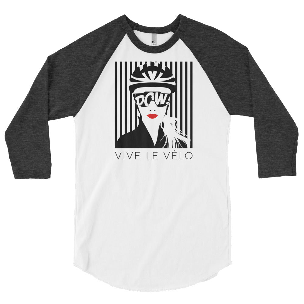 Vive Le Velo 3/4 sleeve (la France)