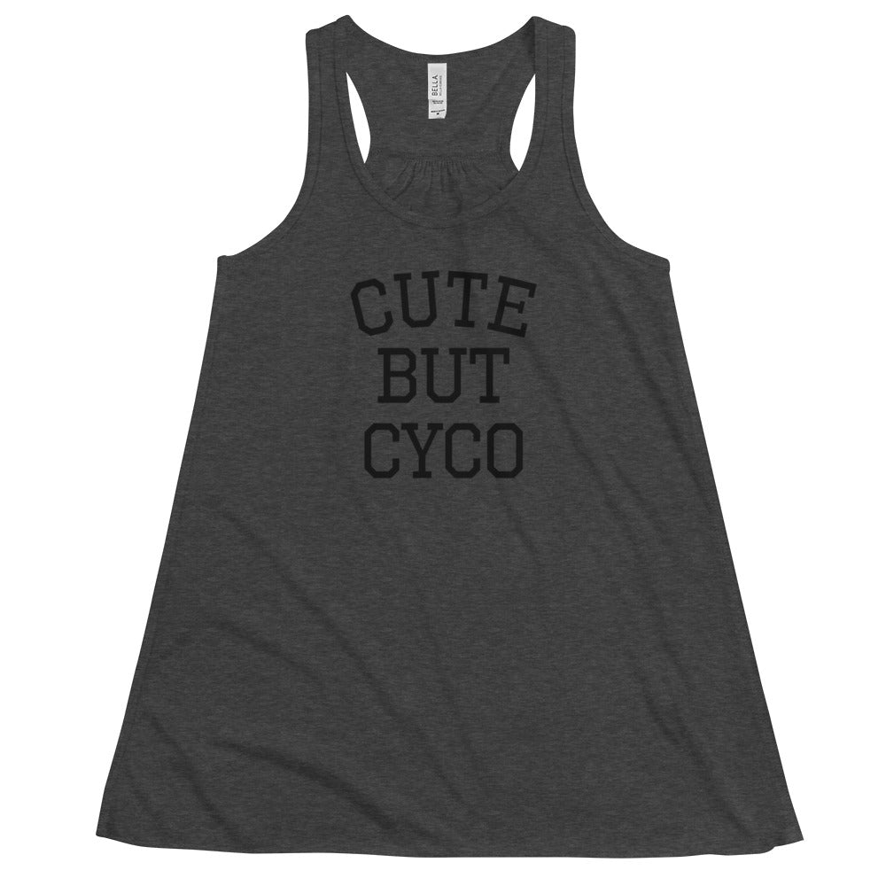 Cute But Cyco Women's Flowy Racerback Tank