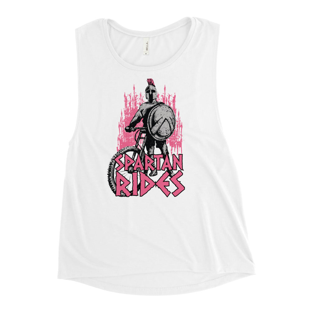 Spartan Rides Muscle Tank (Pink)