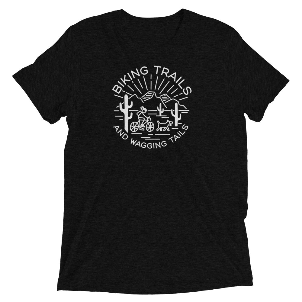 Biking Trails and Wagging Tails (White)