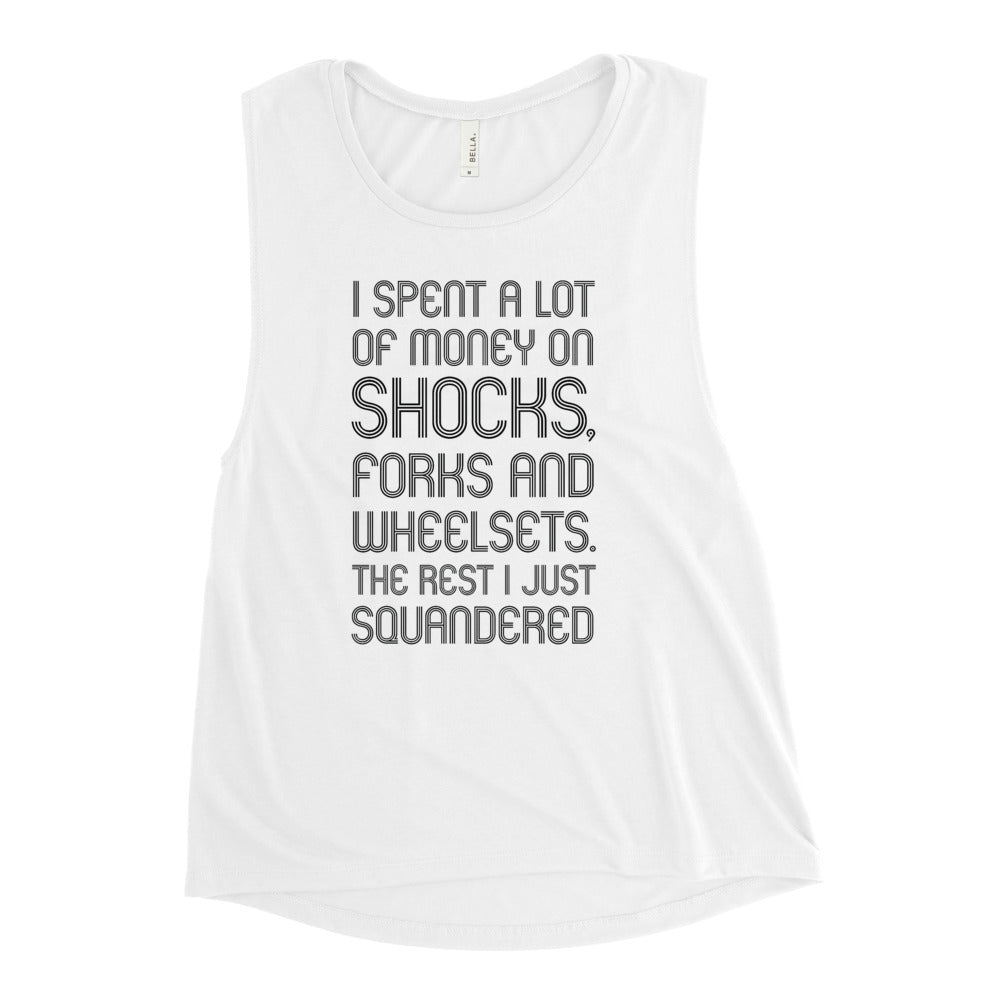 George MTBest Ladies’ Muscle Tank (Black Font)