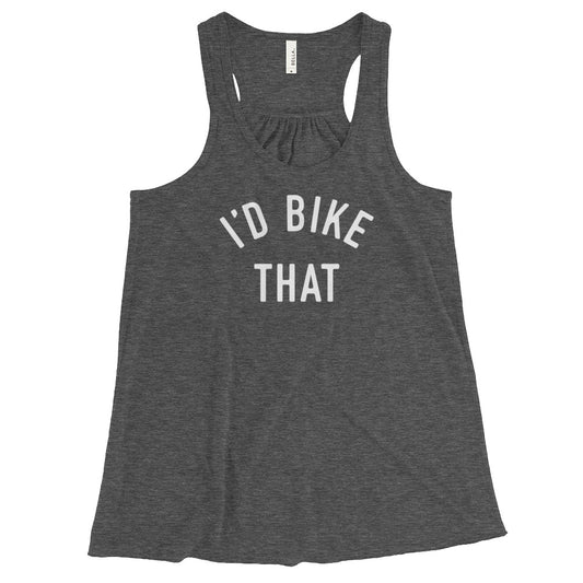 I'd Bike That Women's Flowy Racerback Tank