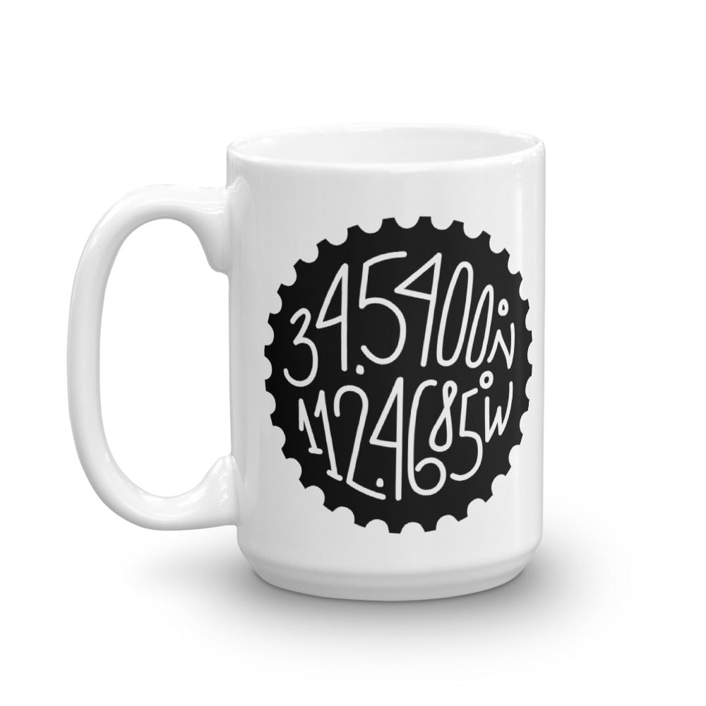 Prescott Lat-Long Mug