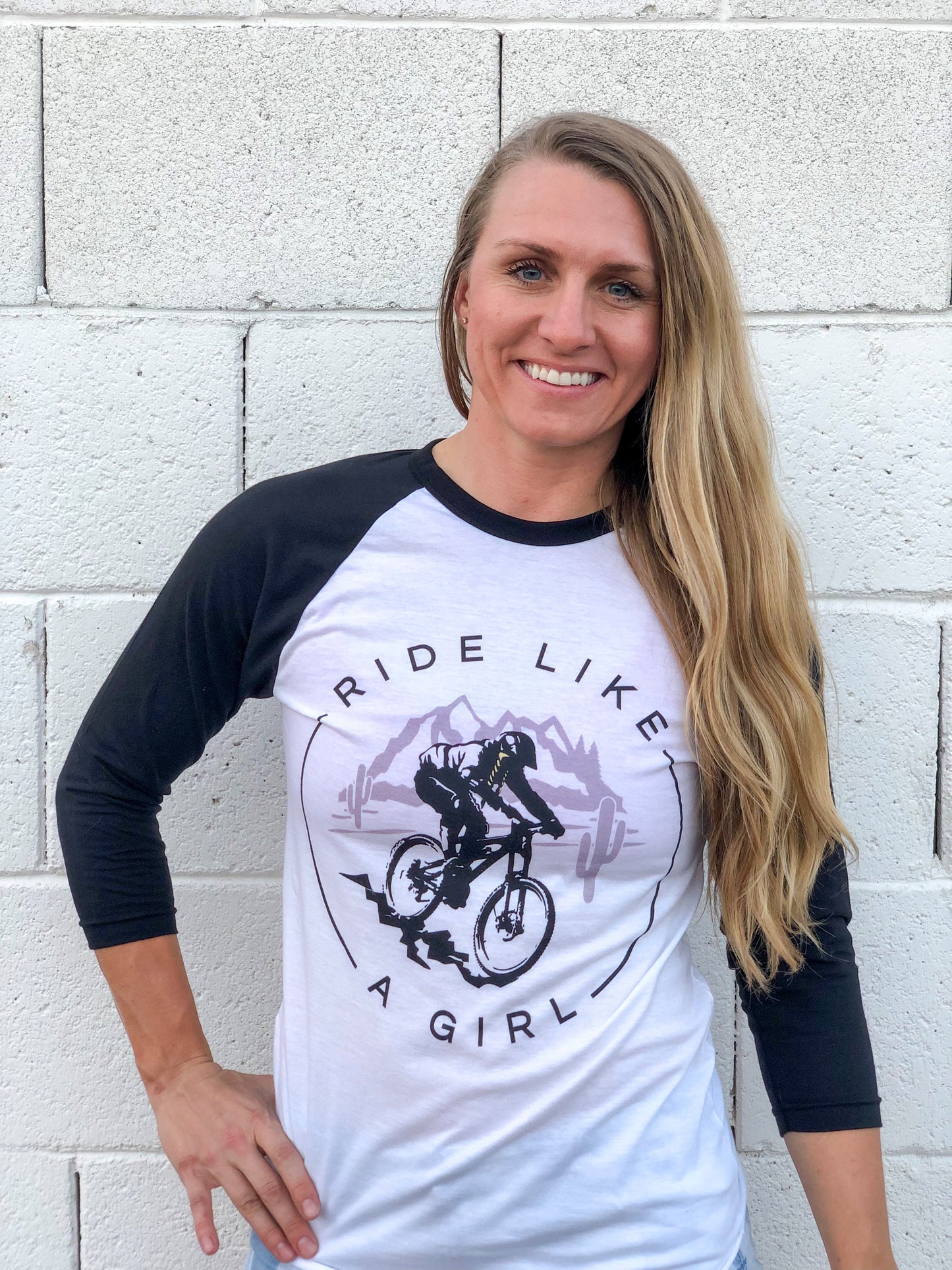 Ride Like Stefanie McDaniel 3/4 Sleeve