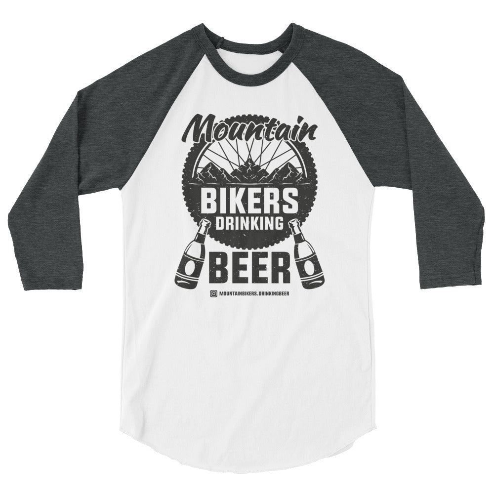 Mountain Bikers Drinking Beer 3/4 Sleeve (IG)