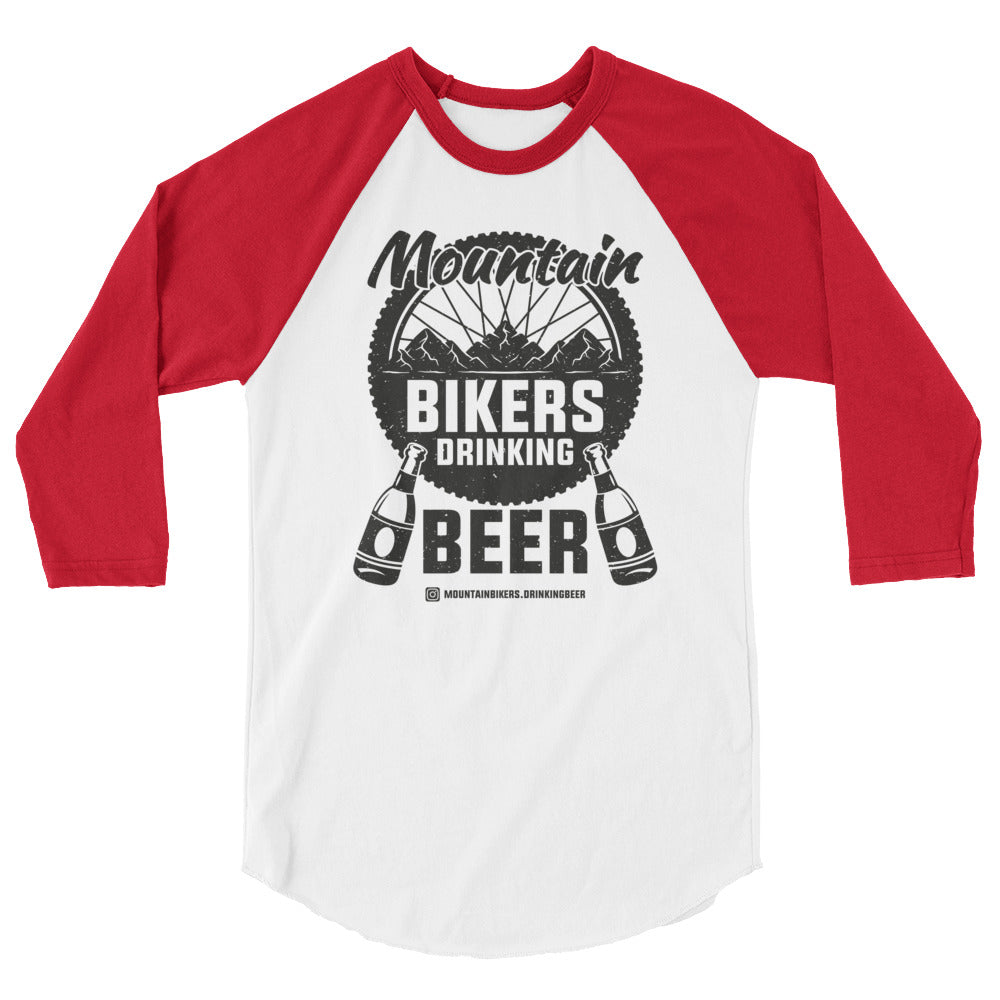 Mountain Bikers Drinking Beer 3/4 Sleeve (IG)