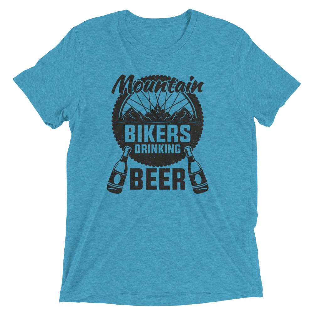 Mountain Bikers Drinking Beer SS