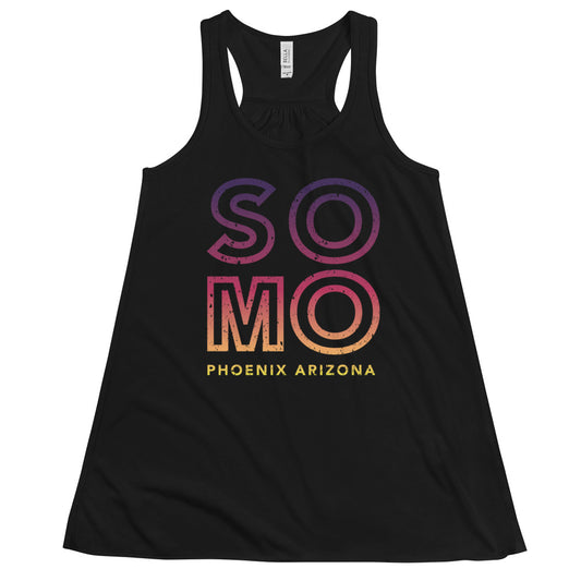 SOMO PHX AZ Women's Flowy Racerback Tank