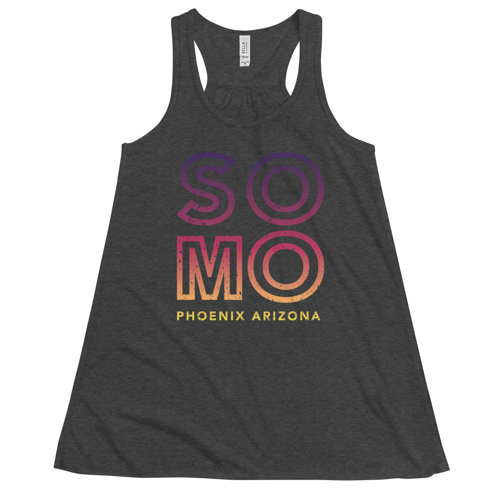 SOMO PHX AZ Women's Flowy Racerback Tank