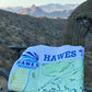 Hawes Trail System Microfiber Cloth Map