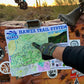 Hawes Trail System Microfiber Cloth Map