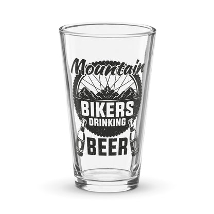 Mountain Bikers Drinking Beer Pint