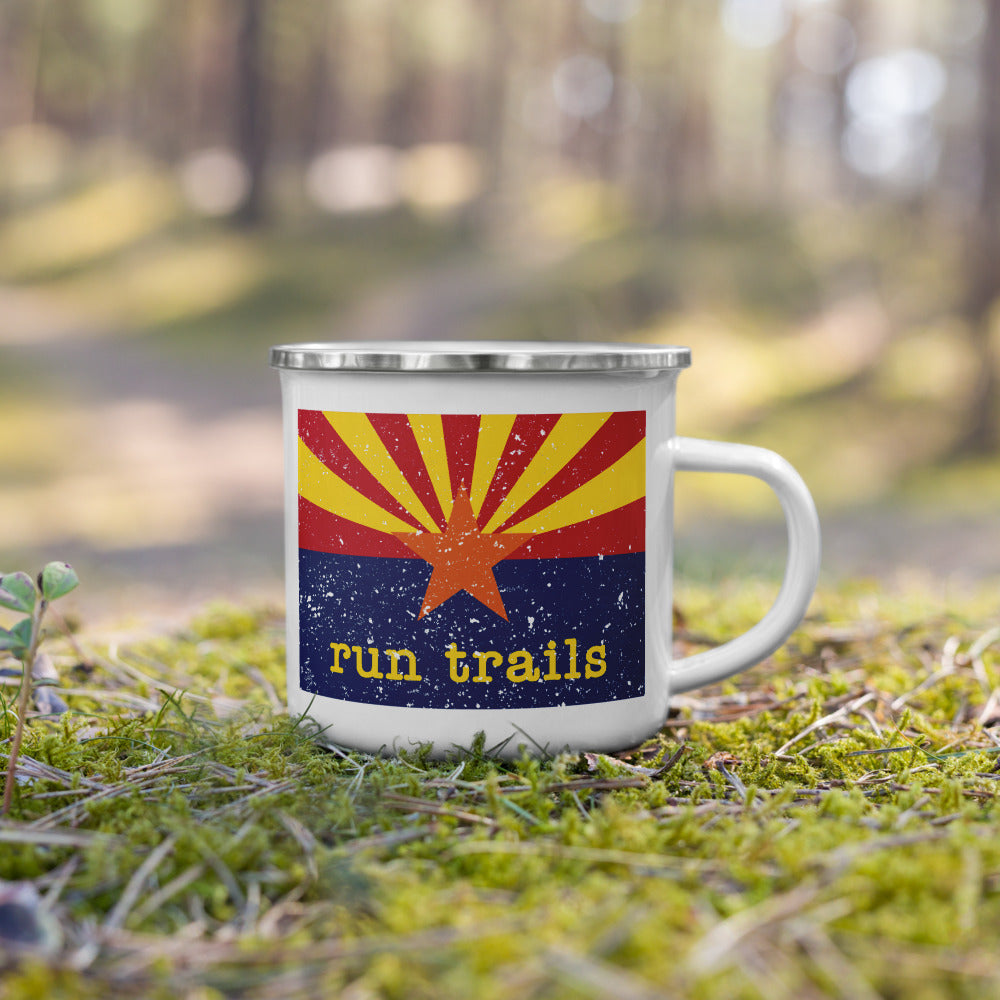 Run Trails Camping Mug
