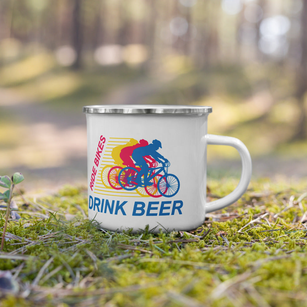 Ride Bikes Drink Beer Camping Mug