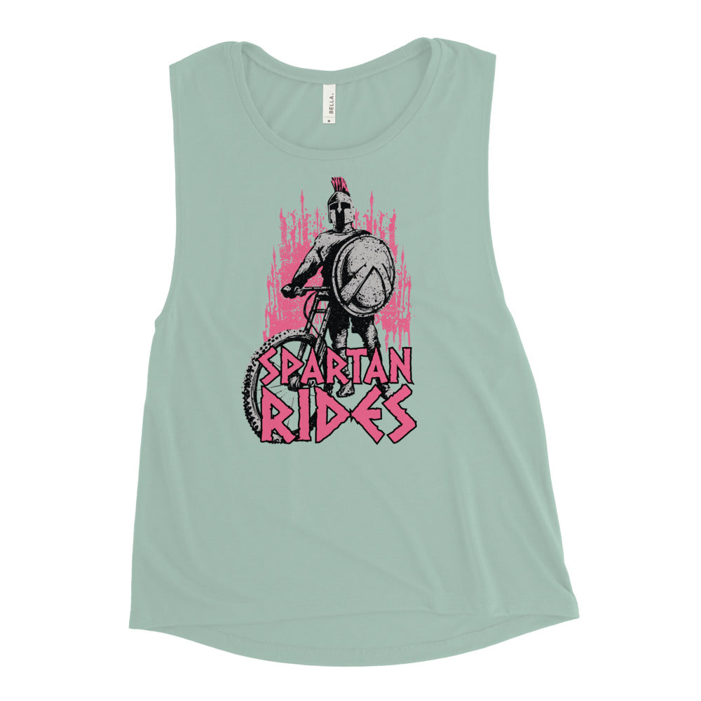 Spartan Rides Muscle Tank (Pink)